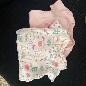 Multi-colored onesies